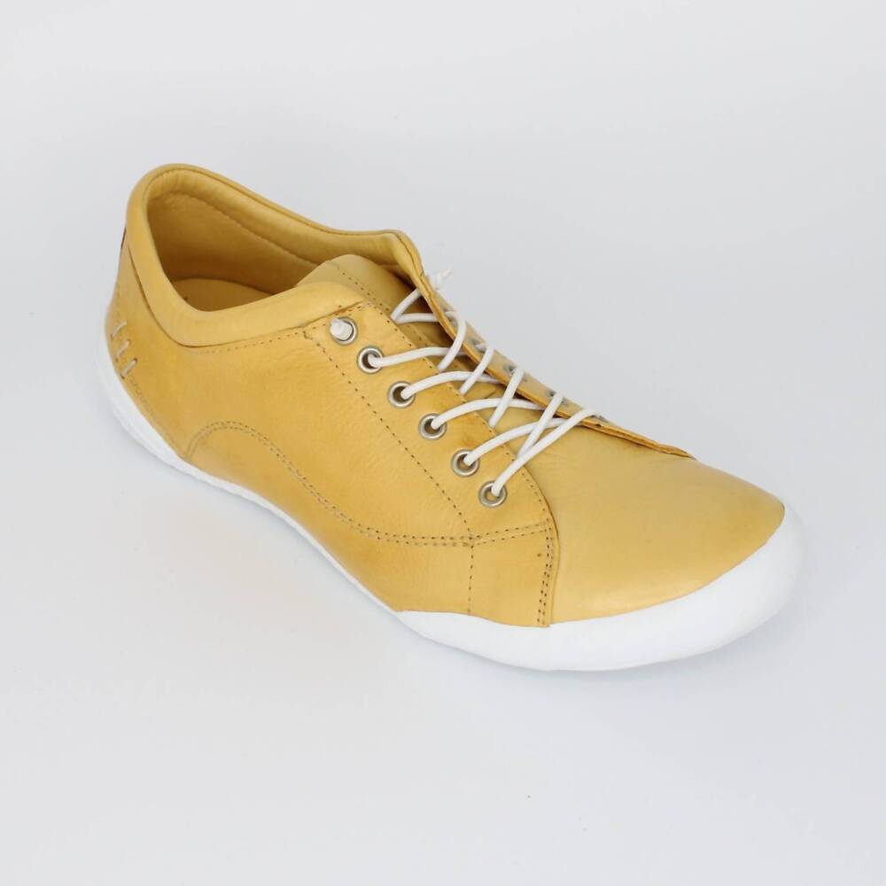 NEW GELATO women's tessa tennis shoe in ochre